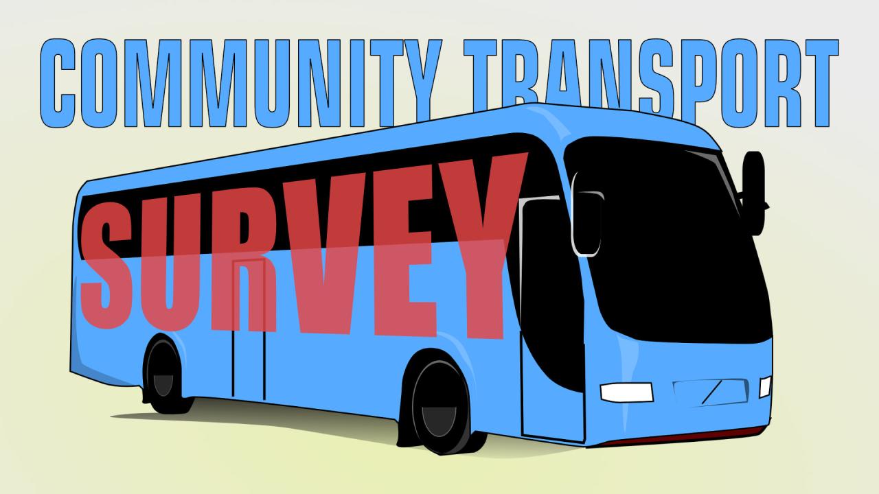 Picture of a bus with the word SURVEY written on the side