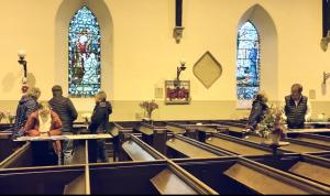 Interior of St Colmon Church 