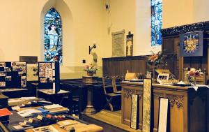 Historical items Exhibition St Colmon church 