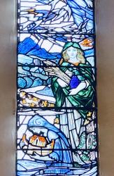Detail from one of the stained glass windows